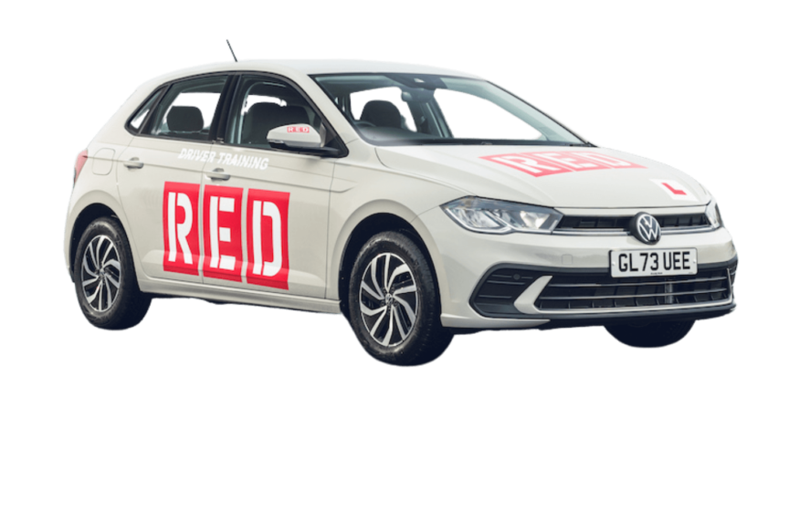 RED instructor car