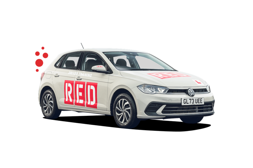 RED Driving School car