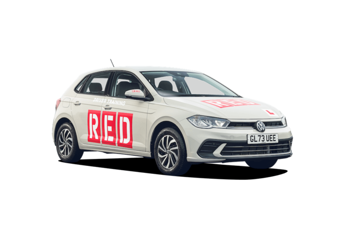 RED Driving School car in Middlesbrough